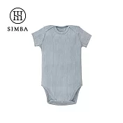 【小獅王辛巴】Air Upper 透氣棉圓領包屁衣80cm/90cm(短袖) 80cm-藍冉