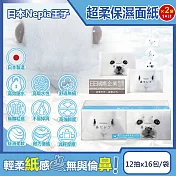 (2袋32包超值組)日本Nepia王子-鼻貴族超柔軟滋潤保濕型雙層袖珍面紙12抽x16包/袋(妮飄空汙花粉季感冒衛生紙,舒緩紅鼻子紙手帕,外出旅行隨身便攜紙巾)
