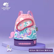 Lemonkid 乾濕分離游泳包 獨角獸粉
