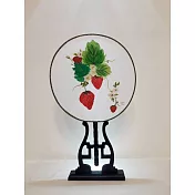 【玲廊滿藝】官瑛-古典團扇24x24cm