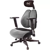GXG 雙軸枕 DUO KING 記憶棉工學椅(電競腳/SO金屬手) TW-3608 KGA5