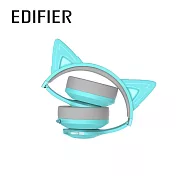 EDIFIER G5BT 萌貓版無線低延遲電競耳麥 知更藍