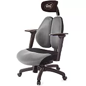 GXG 雙軸枕 DUO KING 記憶棉工學椅(3D手遊休閒扶手) TW-3608 EA9M