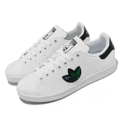 adidas 休閒鞋 Stan Smith J 大童 女鞋 白 綠 皮革 三葉草 愛迪達 GY1794 25cm WHITE/GREEN