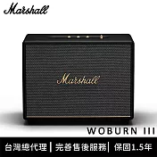 Marshall Woburn III 三代家用藍牙喇叭 - 經典黑