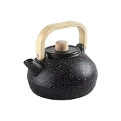 《IBILI》Izum鑄鐵濾茶壺(白沫黑1.1L) | 泡茶 下午茶 茶具