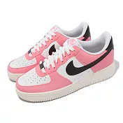 Nike 休閒鞋 Air Force 1 07 男鞋 女鞋 粉紅 白 棕 皮革 低筒 AF1 FQ6850-621 27cm PINK/WHITE