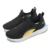 Puma 慢跑鞋 Softride Sophia 2 Crystal JR 女鞋 大童 黑 橘 運動鞋 37887602