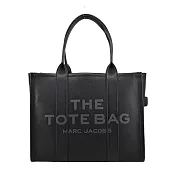 MARC JACOBS The Leather TOTE 皮革肩背托特包-大/ 黑