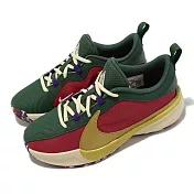Nike 籃球鞋 Freak 5 EP 男鞋 紅 綠 金 公鹿 字母哥 Keep It A Buck DZ2945-600 26cm RED/GOLD