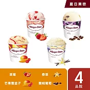 【Haagen-Dazs 哈根達斯】夏日果戀品脫4入組