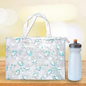 【迪士尼 Disney】迪士尼手提防水透明沙灘袋 愛麗絲