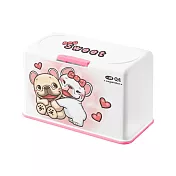 【Onegod Ethan 一神家族】多功能口罩收納盒 皮古 收納盒 衛生紙盒 (約放50入)(20.5*10.5*13cm) 甜蜜擁抱