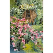 【玲廊滿藝】伍金環-花園景8-75x48cm