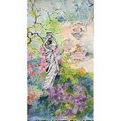 【玲廊滿藝】伍金環-花園景11-95x53.5cm