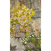 【玲廊滿藝】伍金環-窗前灑落的玫瑰97x59cm