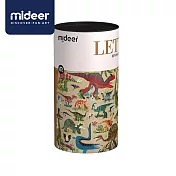《MiDeer》-- 圓筒百科拼圖-恐龍大陸(126片) ☆