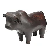 Omersa Angus Bull 安格斯黑牛 手工皮革凳(中)