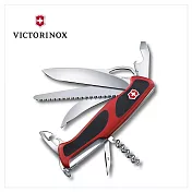 VICTORINOX 瑞士維氏 瑞士刀 Ranger Grip 57 Hunter 13用 黑紅 0.9583.MC