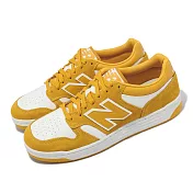 New Balance 休閒鞋 BB 480 Low 男鞋 女鞋 黃 白 皮革 麂皮 NB 紐巴倫 BB480LWA-D 26cm YELLOW/WHITE