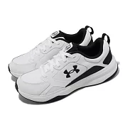 Under Armour 訓練鞋 Charged Edge 男鞋 黑 白 回彈 緩衝 健身 重訓 運動鞋 UA 3026727100