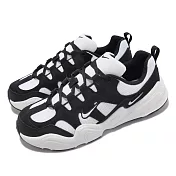 Nike 休閒鞋 Tech Hera 男鞋 黑 白 拼接 老爹鞋 復古 雙勾 麂皮 FJ9532-101 27.5cm WHITE/WHITE-BLACK