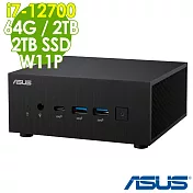 ASUS 華碩 PN64-S7046AV 迷你商用電腦 (i7-12700/64G/2TSSD+2TB/W11P)