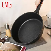 【LMG】黑曜石極耐磨深炒鍋26CM