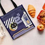 Sunny Bag x Kuroro直式方形保溫袋-酷藍機艙款