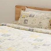 Peanuts史努比Snoopy100%天絲薄被套 單人