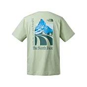 The North Face M S/S PLACES WE LOVE TEE - AP 男背後印花LOGO短袖T恤-綠-NF0A86MHI0G 2XL 綠色