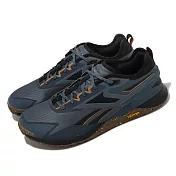 Reebok 訓練鞋 Nano X3 Adventure 男鞋 藍 黑 黃金大底 支撐 緩衝 健身 重訓 100033318 28cm BLUE/BLACK