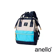 anello 新版基本款2代 防潑水強化 經典口金後背包 Mini size 兒童款- 亮藍色