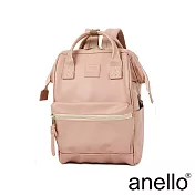 anello 新版2代輕質皮革經典口金後背包 Small size- 粉色