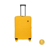 【BRIC S】BY Ulisse 28吋 超輕量可擴充 PP材質拉鍊行李箱- 芒果黃