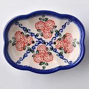 波蘭陶 漫野薔薇系列 肥皂盤 波蘭手工製