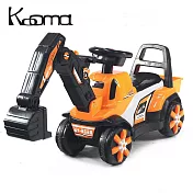 KOOMA 挖土機音樂助步車(學步車) 活力橘