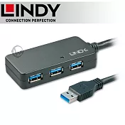 LINDY 林帝 主動式 USB3.0 4埠延長集線器 10m (43159)