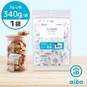 aibo 台灣製 3公克 手作烘焙食品用玻璃紙乾燥劑(340g/袋)- 1袋