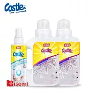 【Castle家適多】植淨防蟲地板清潔劑1000ml2入 贈多功能長效防護清潔噴霧150ml