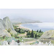 【玲廊滿藝】Ｍ-登高望海15.5x22.5cm