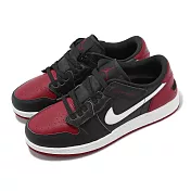 Nike Air Jordan 1 Low FlyEase GS 黑 紅 AJ1 女鞋 大童鞋 DN4639-066