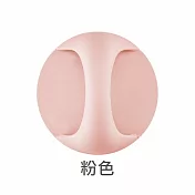 【E.dot】免釘鑽門窗櫥櫃黏貼式把手 (6入組) 粉色