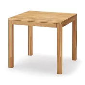 【MUJI 無印良品】節眼木製餐桌/附抽屜/橡木/寬80CM