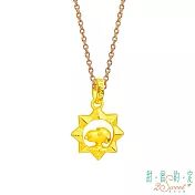 甜蜜約定2SWEET 奇蹟史奴比Snoopy黃金墜子  送項鍊 送玫瑰鋼項鍊