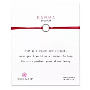 Dogeared Karma 閃亮圓滿圈手鍊 銀墜紅線手鍊 附原廠盒