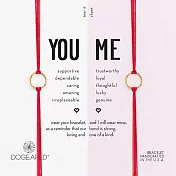 Dogeared Karma 閃亮圓滿圈手鍊 金墜紅線手鍊 對鍊套組 附原廠盒