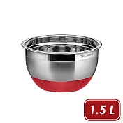 《PEDRINI》Gadget止滑深型打蛋盆(1.5L) | 不鏽鋼攪拌盆 料理盆 洗滌盆 備料盆