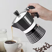 《PEDRINI》Infinity義式摩卡壺(黑3杯) | 濃縮咖啡 摩卡咖啡壺