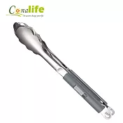 [Conalife] 優質304不銹鋼滑扣式料理夾 (1入)